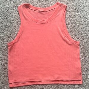 Lululemon Athletica Pink Crop Tank Top Sleeveless
